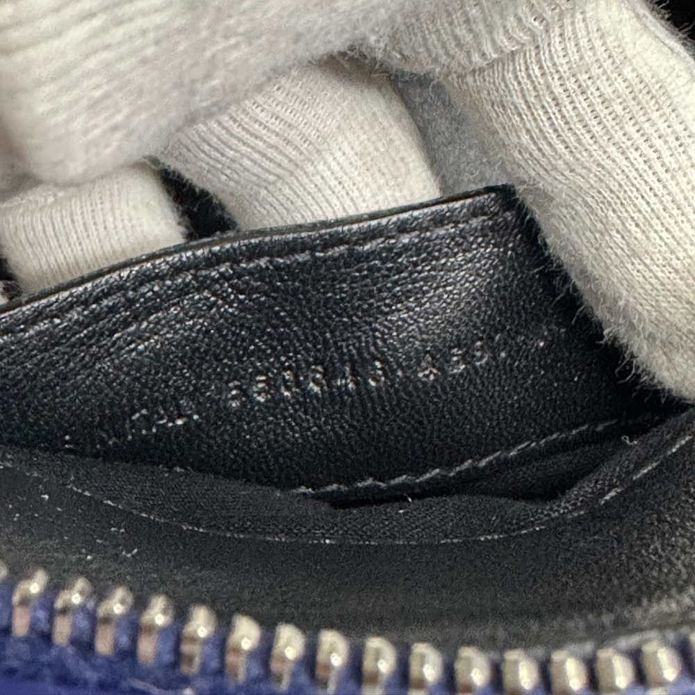 BALENCIAGA ville xxs crocodile -embossed leather in navy - Picture 12 of 15